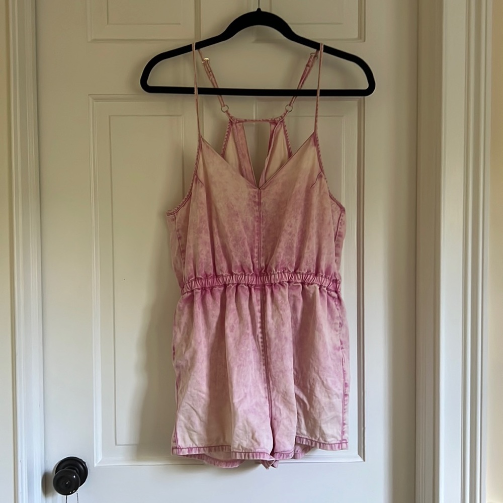 Tie-Dye Pink Romper
